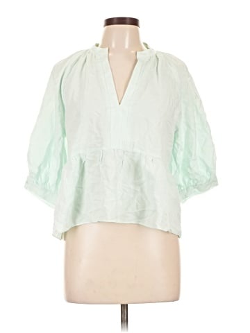 Amanda Uprichard 3/4 Sleeve Blouse (view 1)
