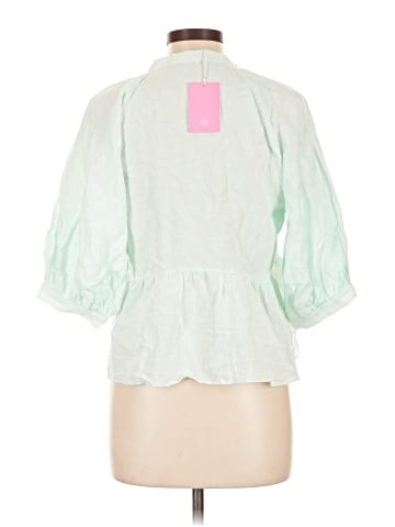 Amanda Uprichard 3/4 Sleeve Blouse (view 2)