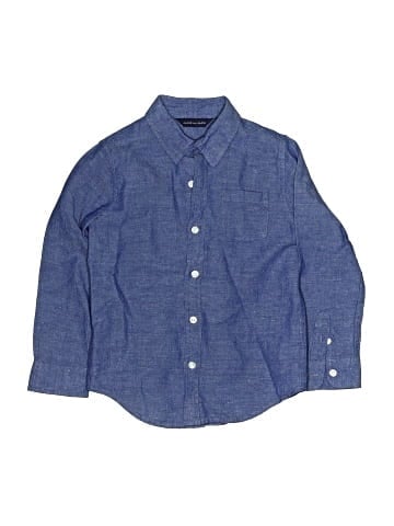 Janie and Jack Long Sleeve Button-Down Shirt (view 1)