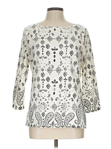 Talbots 3/4 Sleeve T-Shirt (view 1)