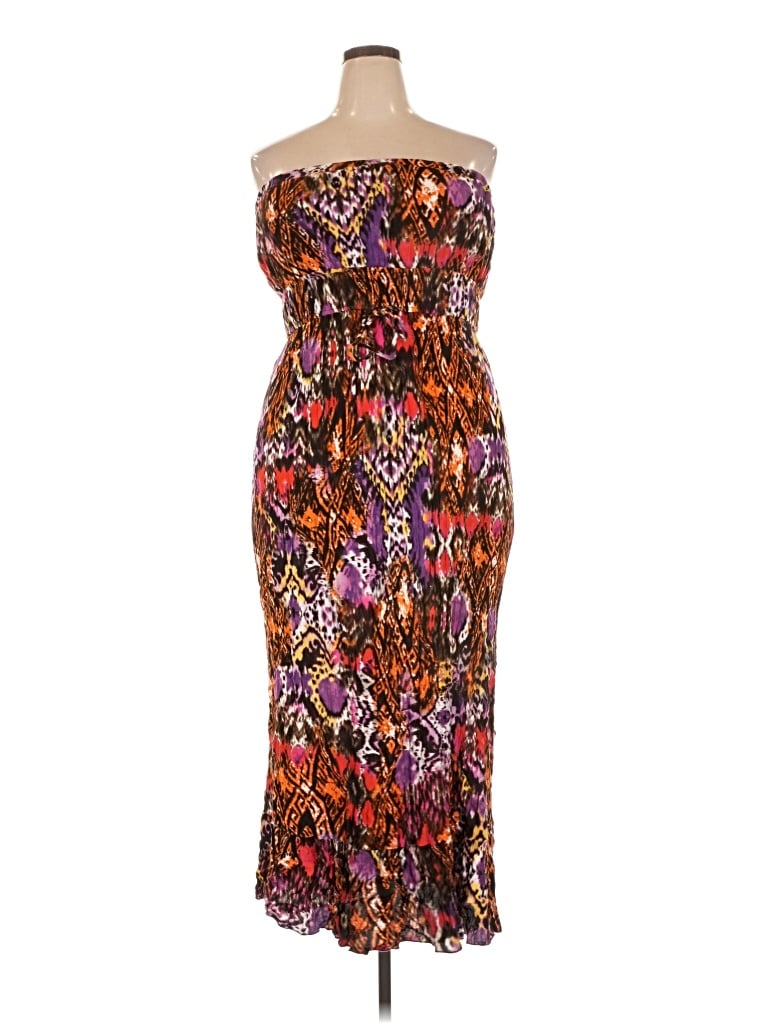 Pre-owned Mlle Gabrielle Cocktail Dress In Brown