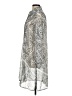 Live 4 Truth 100% Polyester Paisley Gray Silver Casual Dress Size M - photo 5