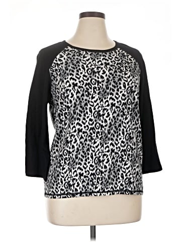 Zenergy by Chico's 3/4 Sleeve T-Shirt (view 1)