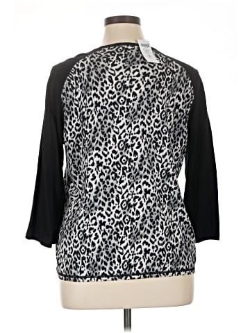 Zenergy by Chico's 3/4 Sleeve T-Shirt (view 2)