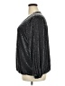 JM Collection Silver Long Sleeve Blouse Size 4X - photo 5