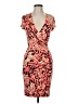 Cache Print Orange Cocktail Dress Size M - photo 1