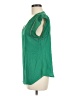 41Hawthorn 100% Polyester Green Short Sleeve Blouse Size M - photo 5