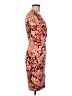 Cache Print Orange Cocktail Dress Size M - photo 4