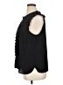 Talbots 100% Polyester Black Sleeveless Blouse Size XL - photo 5