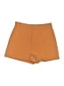 Zara Solid Orange Shorts Size S - photo 1