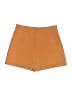 Zara Solid Orange Shorts Size S - photo 2
