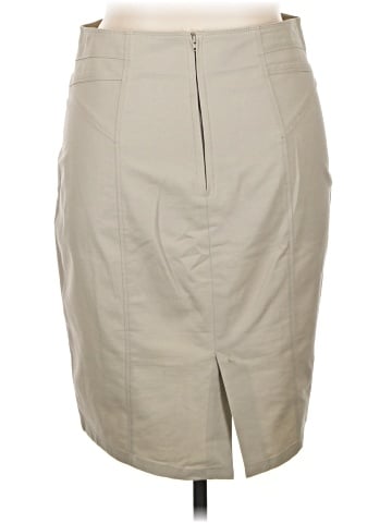 Ann Taylor Factory Faux Leather Skirt (view 2)