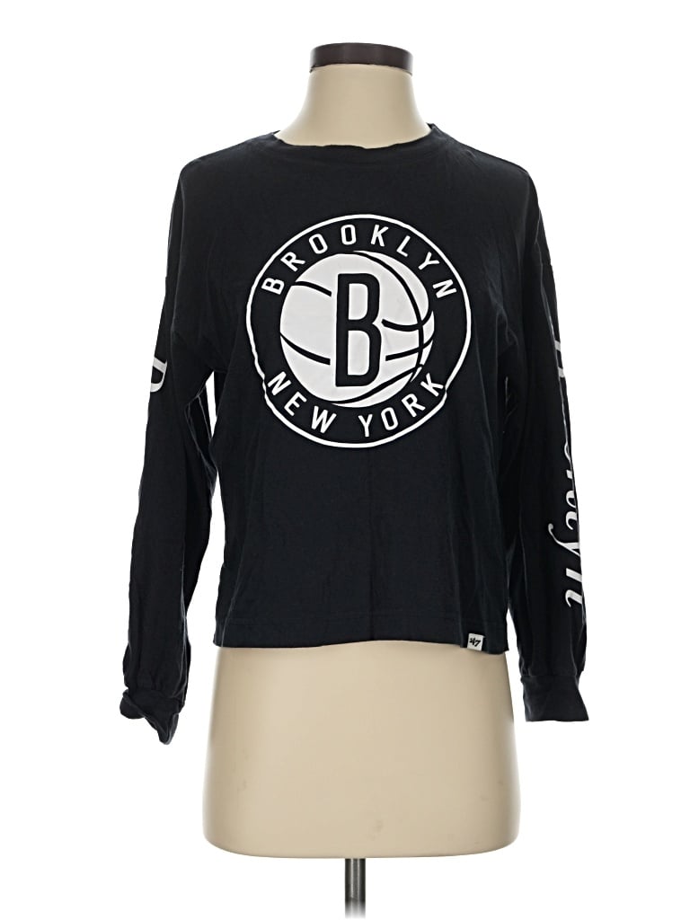 Pre-owned 47 Brand Long Sleeve T-shirt In Black