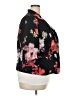 Worthington 100% Polyester Floral Black Blazer Size 2X - photo 4