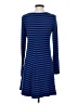 Express Stripes Blue Casual Dress Size S - photo 2