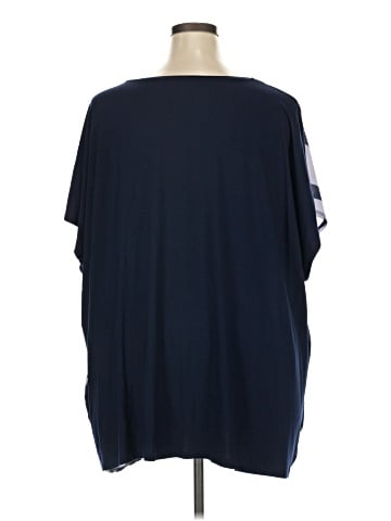 Ulla Popken Short Sleeve Blouse (view 2)