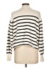 Vigoss Stripes Ivory Pullover Sweater Size L - photo 2