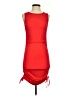 Unbranded 100% Polyester Solid Red Cocktail Dress Size XS - photo 1