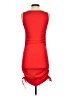 Unbranded 100% Polyester Solid Red Cocktail Dress Size XS - photo 2
