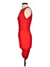 Unbranded 100% Polyester Solid Red Cocktail Dress Size XS - photo 5