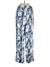 J.Crew 100% Polyester Tropical Blue Casual Pants Size 4 - photo 2