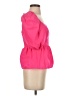 Lilly Pulitzer 100% Polyester Pink 3/4 Sleeve Blouse Size 0 - photo 4