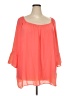 New Directions 100% Polyester Orange 3/4 Sleeve Blouse Size 3X - photo 1