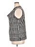 Alfani 100% Polyester Houndstooth Black Sleeveless Blouse Size 2X - photo 5