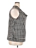 Alfani 100% Polyester Houndstooth Black Sleeveless Blouse Size 2X - photo 4