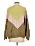 Listicle Chevron-herringbone Green Pullover Sweater Size S - photo 2