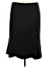 Talbots Solid Black Formal Skirt Size 16 - photo 1