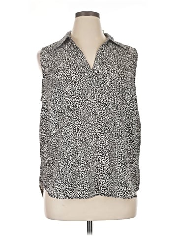 MICHAEL Michael Kors Sleeveless Blouse (view 1)