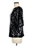 WD.NY 100% Polyester Black 3/4 Sleeve Top Size M - photo 5