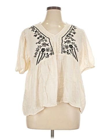 Cato Short Sleeve Blouse (view 1)