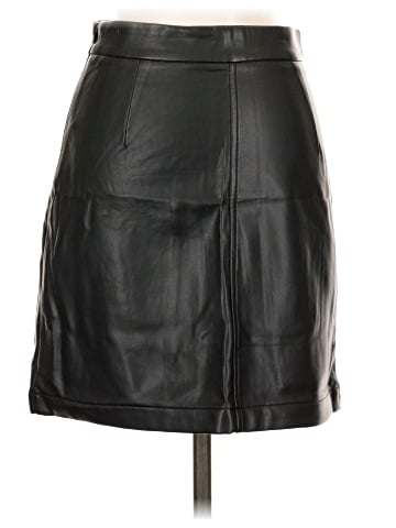 French Connection Faux Leather Skirt (view 2)