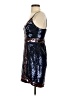 BCBGMAXAZRIA 100% Polyester Silver Cocktail Dress Size 0 - photo 5