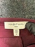 Habitual 100% Polyester Color Block Burgundy Track Pants Size 10 - photo 7