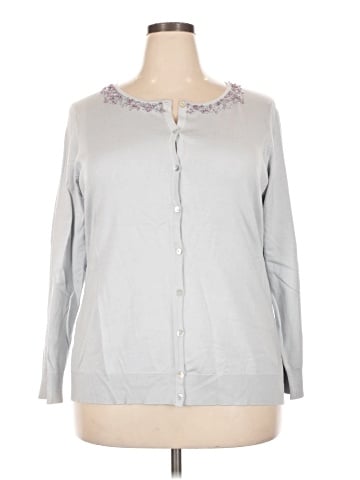 Alfani Silk Cardigan (view 1)