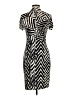 En Focus Studio Animal Print Black Cocktail Dress Size 6 - photo 2