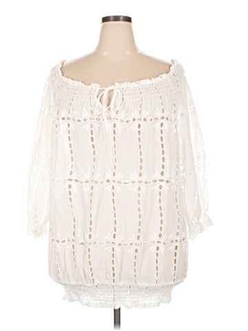 INC International Concepts 3/4 Sleeve Blouse (view 1)