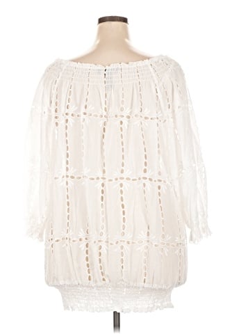 INC International Concepts 3/4 Sleeve Blouse (view 2)