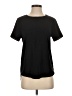 Ann Taylor 100% Polyester Black Short Sleeve Top Size S - photo 1
