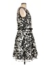 Roz & Ali 100% Polyester Graphic Silver Cocktail Dress Size 12 - photo 4