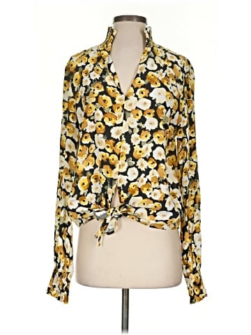 Karen Kane Long Sleeve Blouse (view 1)