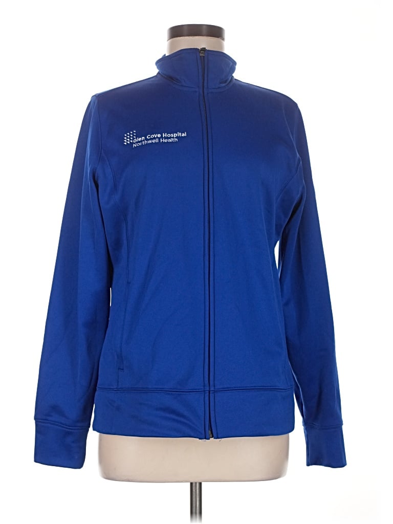 Pre-owned Sport-tek Track Jacket In Blue