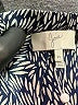 Joie 100% Silk Animal Print Blue Silk Pants Size XS - photo 4