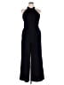 Julia Jordan Solid Black Jumpsuit Size 14 - photo 1