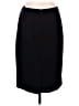 Kasper 100% Polyester Solid Black Formal Skirt Size 10 - photo 2