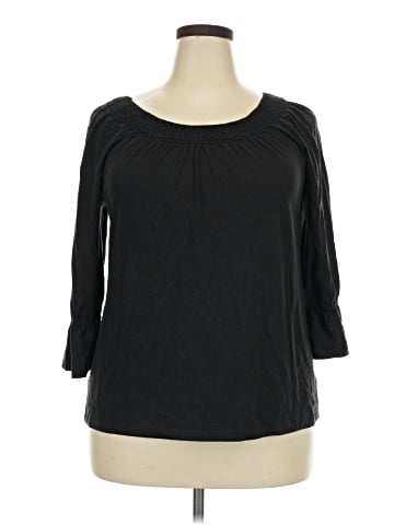 AK Anne Klein 3/4 Sleeve Top (view 1)
