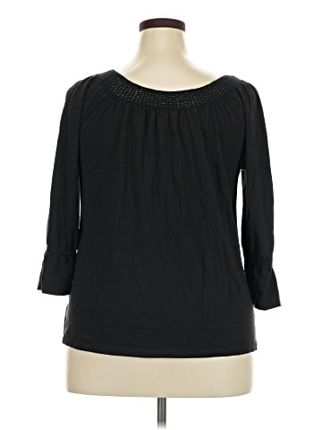 AK Anne Klein 3/4 Sleeve Top (view 2)